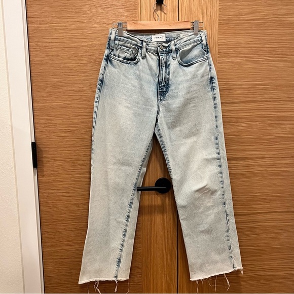 Frame | Le Jane | High-Rise Crop | Wide-Leg Jeans | Size 26 - Picture 1 of 10